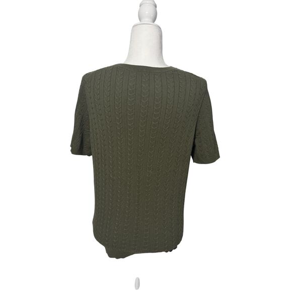 Tommy Hilfiger Womens XL Sweater Fishermen Cable Knit Fall Cool Weather Basic - Picture 2 of 7